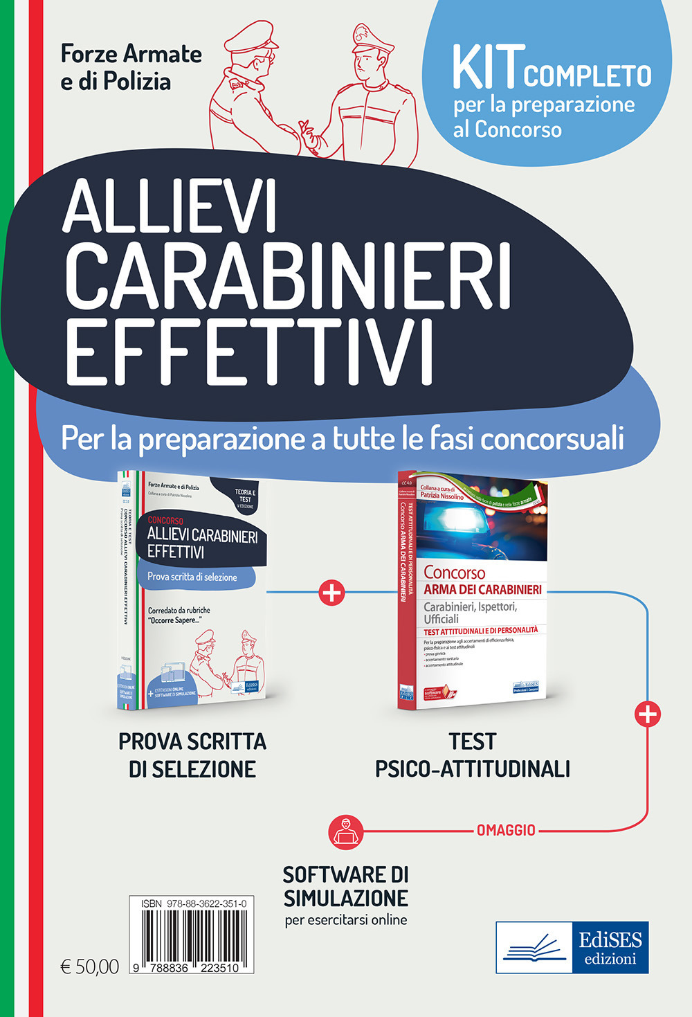 Kit concorso allievi carabinieri effettivi. Con software di simulazione