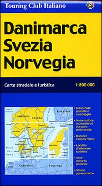 Danimarca, Svezia, Norvegia 1:800.000