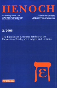 The first Henoch graduate seminar at the University of Michigan. Ediz. multilingue. Vol. 1: Angels and demons