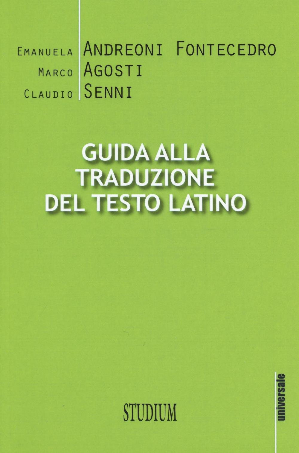 Guida alla traduzione del testo latino