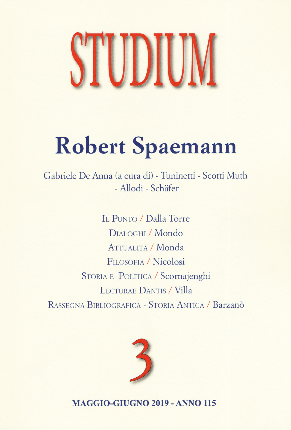 Studium (2019). Vol. 3: Robert Spaemann