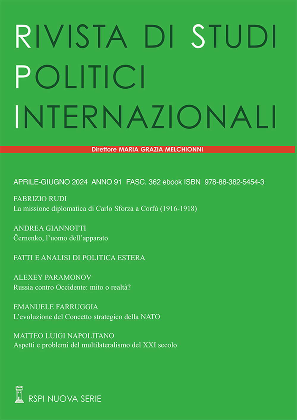 Rivista di studi politici internazionali (2024). Vol. 2