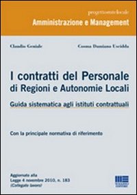 I contratti del personale di regioni e autonomie locali