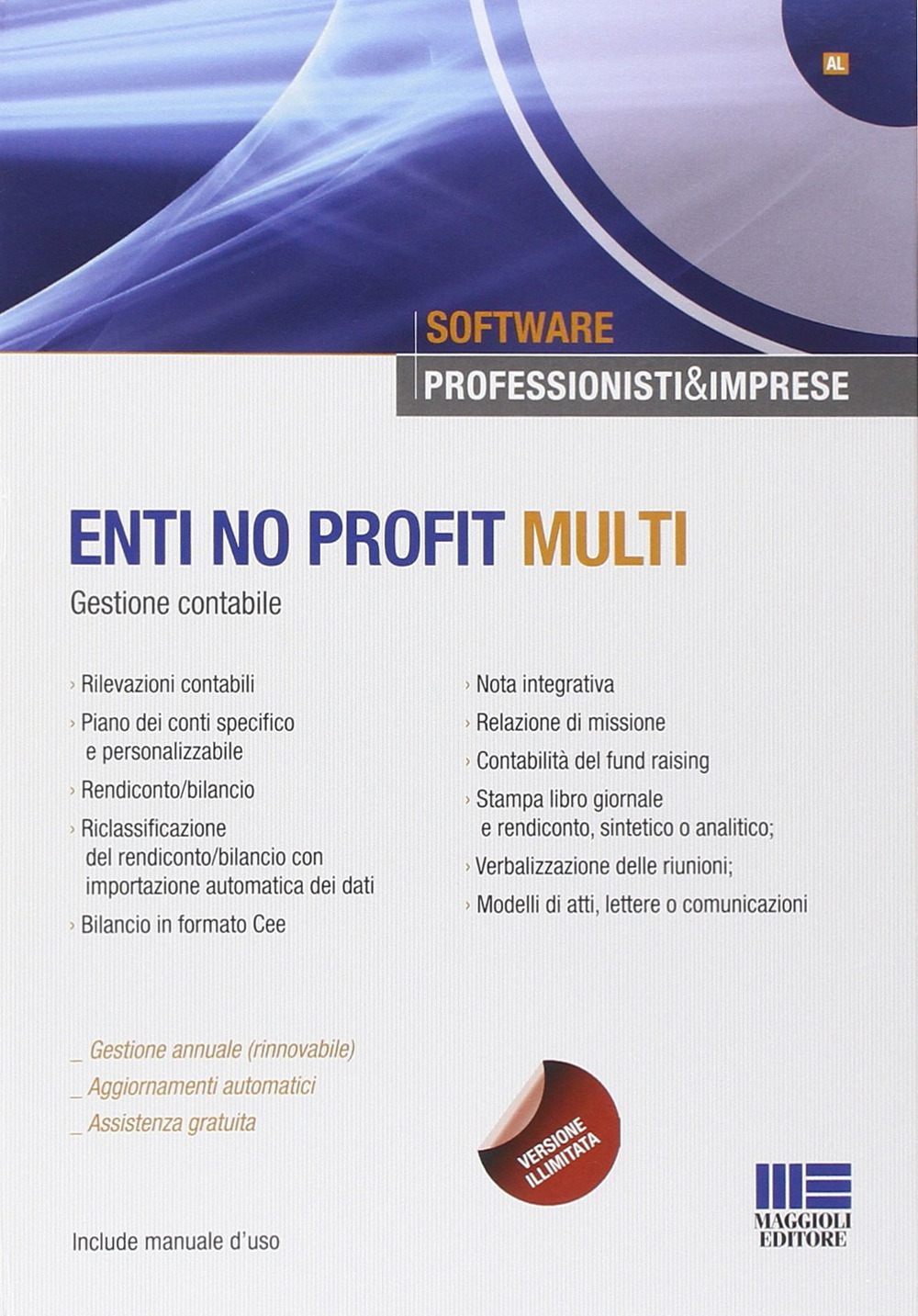 Enti no profit multi. Con software