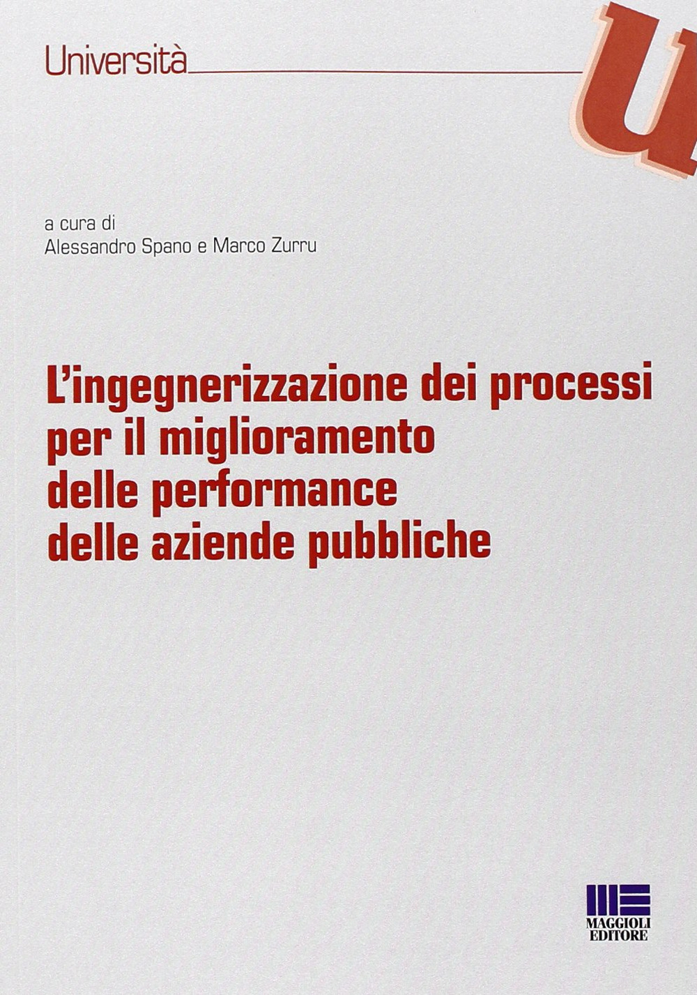 L'ingegnerizzazione dei processi per il miglioramento delle performance delle aziende pubbliche