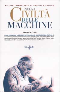 Nuova Civiltà delle Macchine (2002). Vol. 1: Karl R. Popper, 1902-2002: ripensando il razionalismo critico