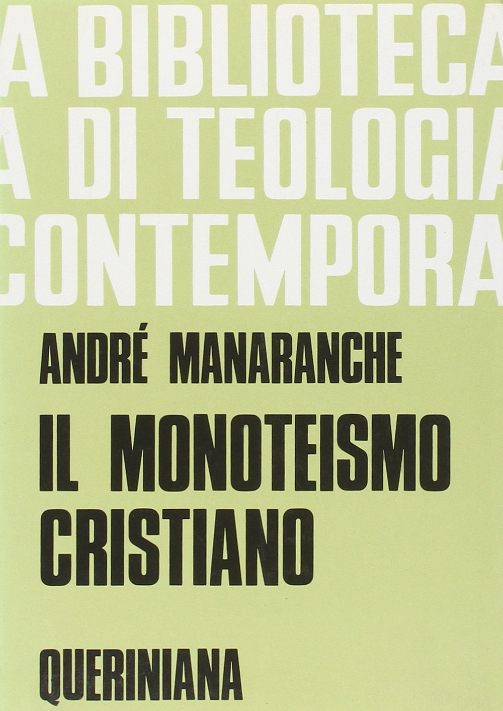 Il monoteismo cristiano