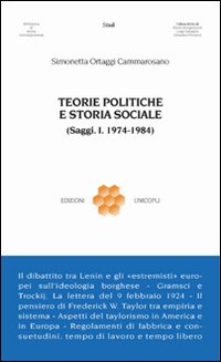 Teorie politiche e storia sociale (1974-1984)