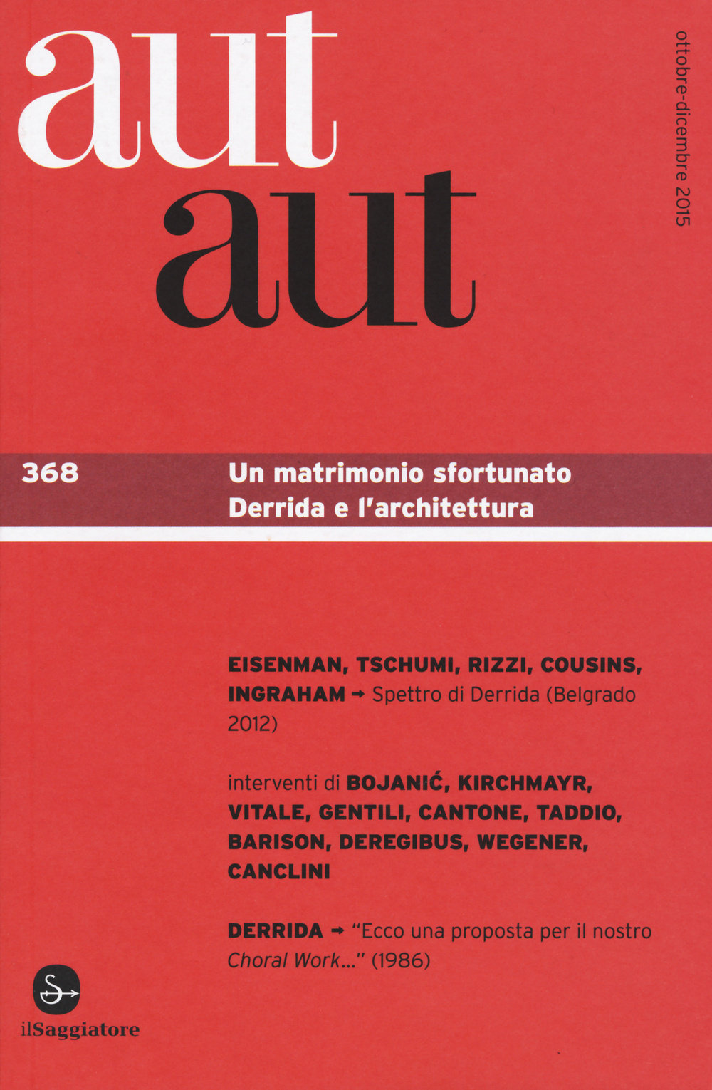 Aut aut. Vol. 368