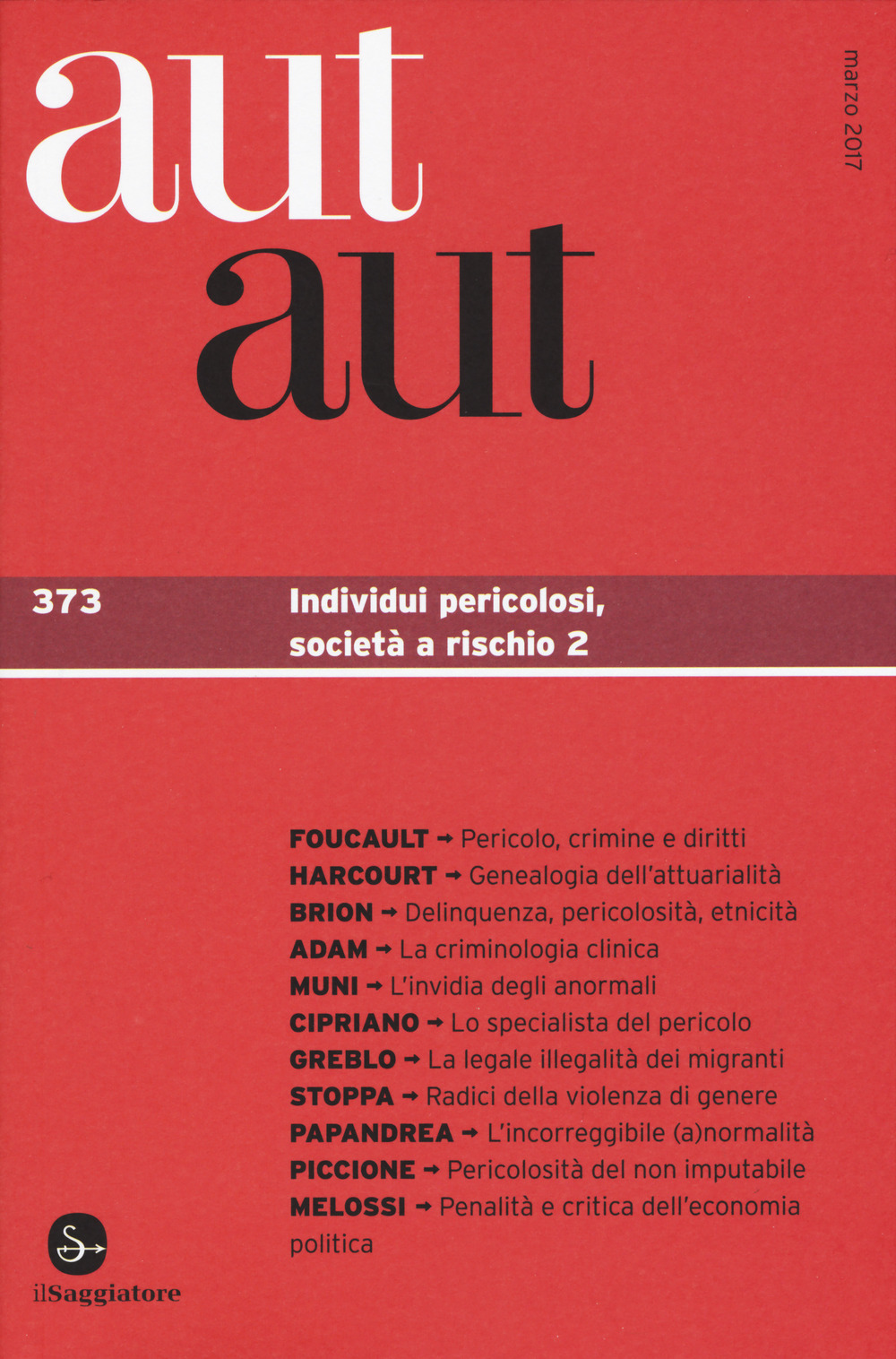 Aut aut. Vol. 373