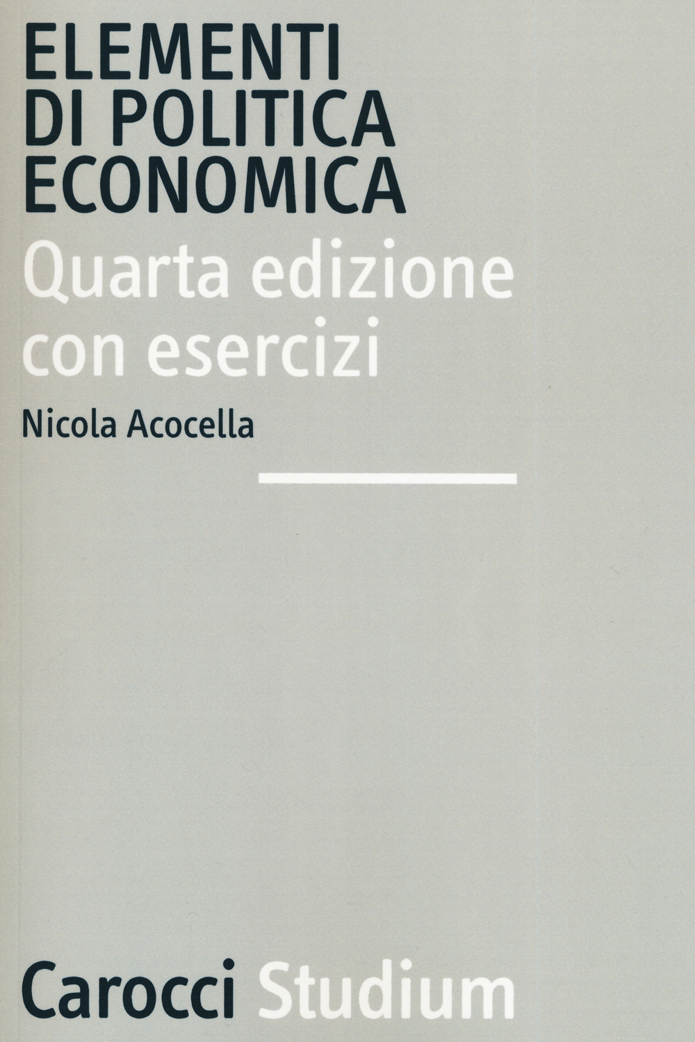 Elementi di politica economica