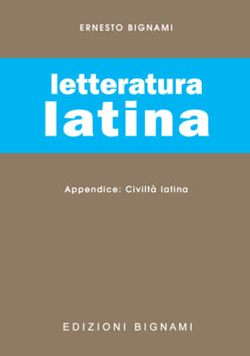 Letteratura latina-Civiltà latina