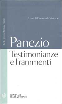 Testimonianze e frammenti. Testo greco e latino a fronte