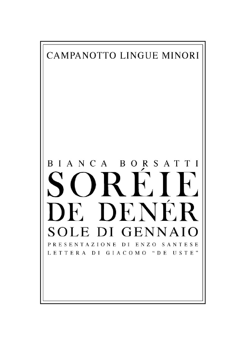 Soréie de denér-Sole di gennaio