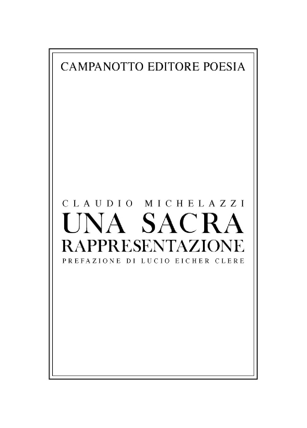 Una sacra rappresentazione