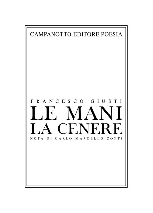 Le mani la cenere