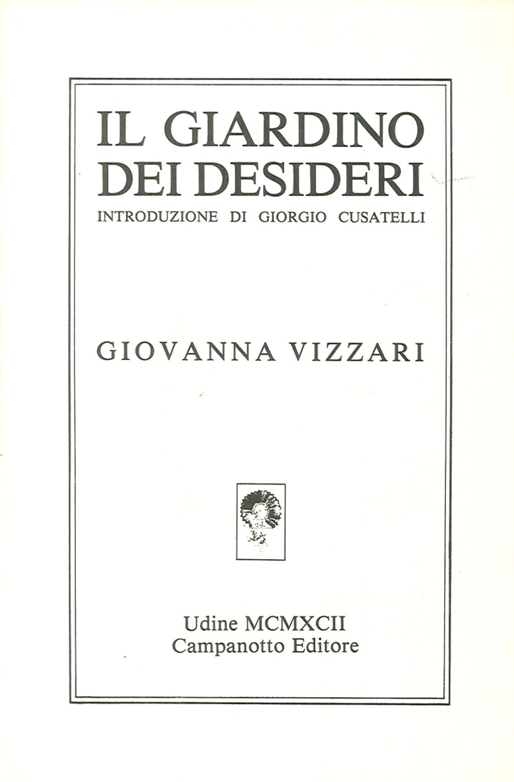 Il giardino dei desideri