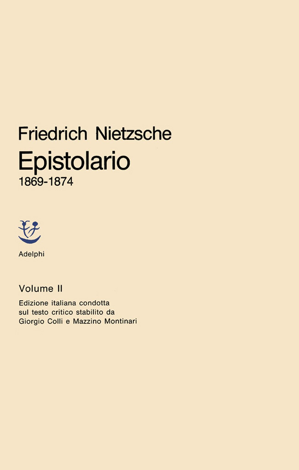 Epistolario. Vol. 2: 1869 - 1874