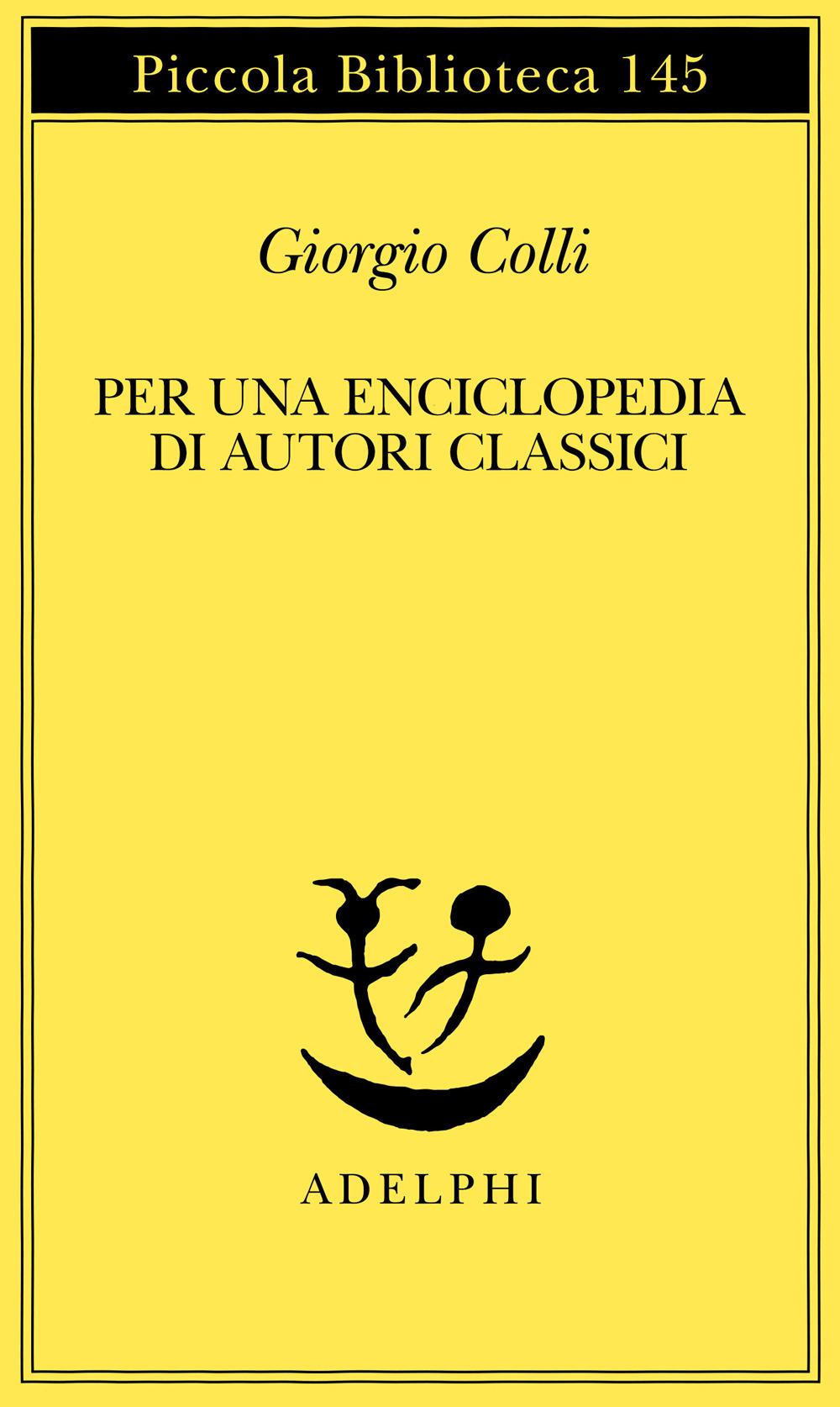 Per una enciclopedia di autori classici