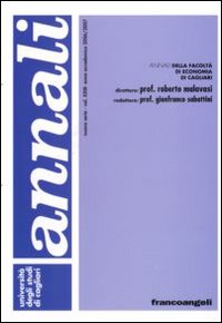 Annali della Facoltà di economia di Cagliari. Vol. 23: Anno accademico 2006-2007