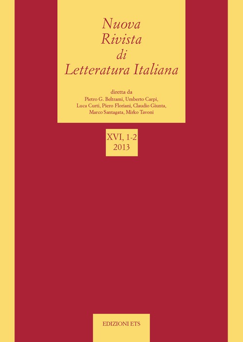 Nuova rivista di letteratura italiana