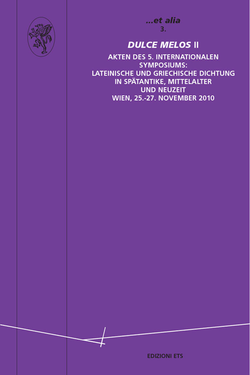 Dulce Melos II. Arten des 5. Internationalen symposium (Wien 25-27 november 2010). Ediz. italiana, tedesca e francese