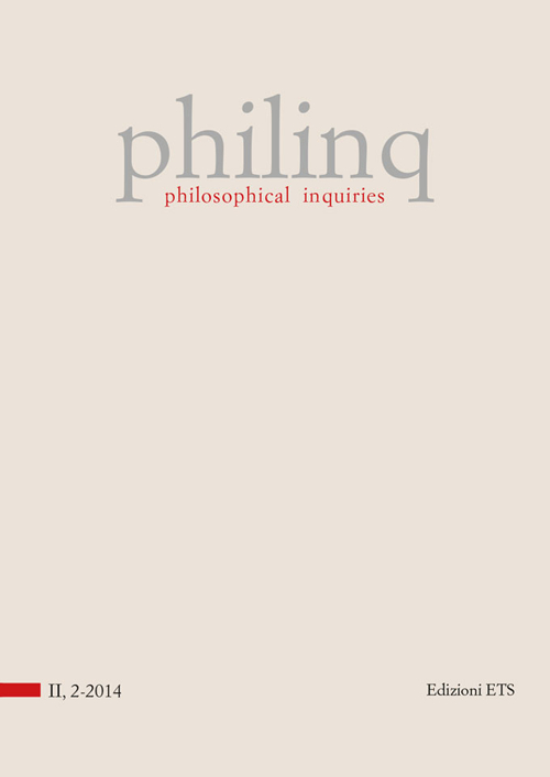 Philinq. Philosophical inquiries (2014). Vol. 2