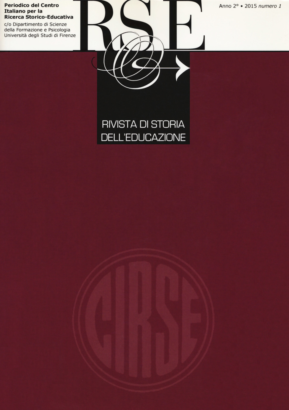 Rivista di storia dell'educazione (2015). Vol. 1