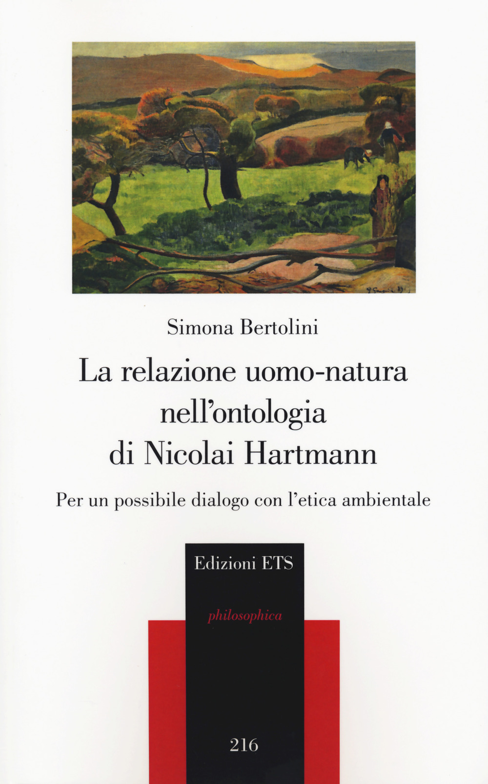 La relazione uomo-natura nell'ontologia di Nicolai Hartmann. Per un possibile dialogo con l'etica ambientale