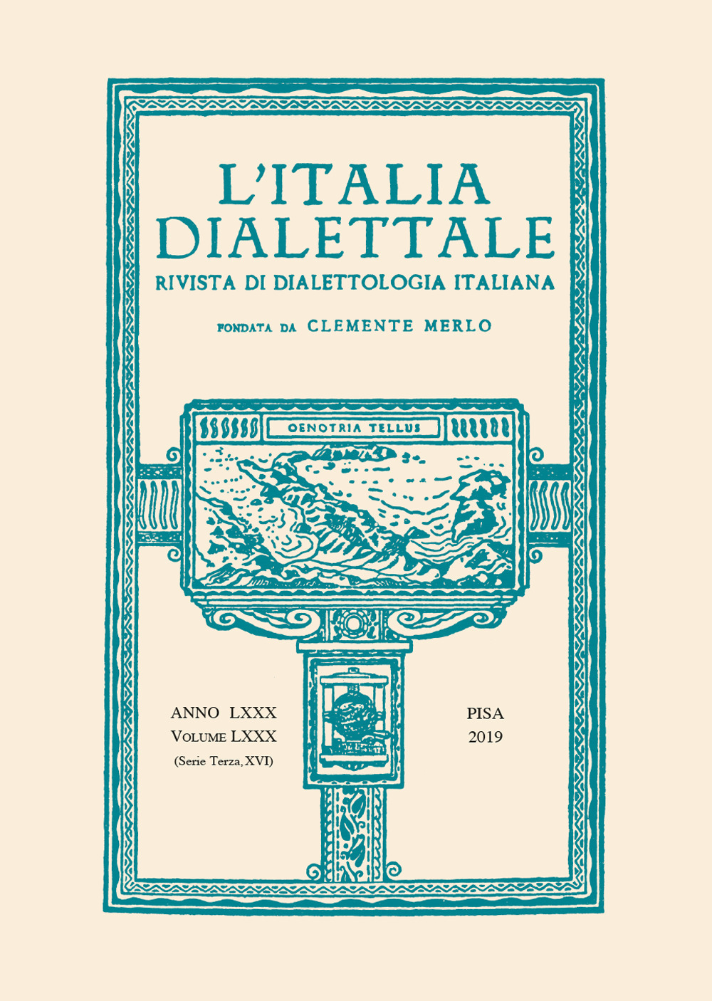 L'Italia dialettale. Rivista di dialettologia italiana (2019). Vol. 79