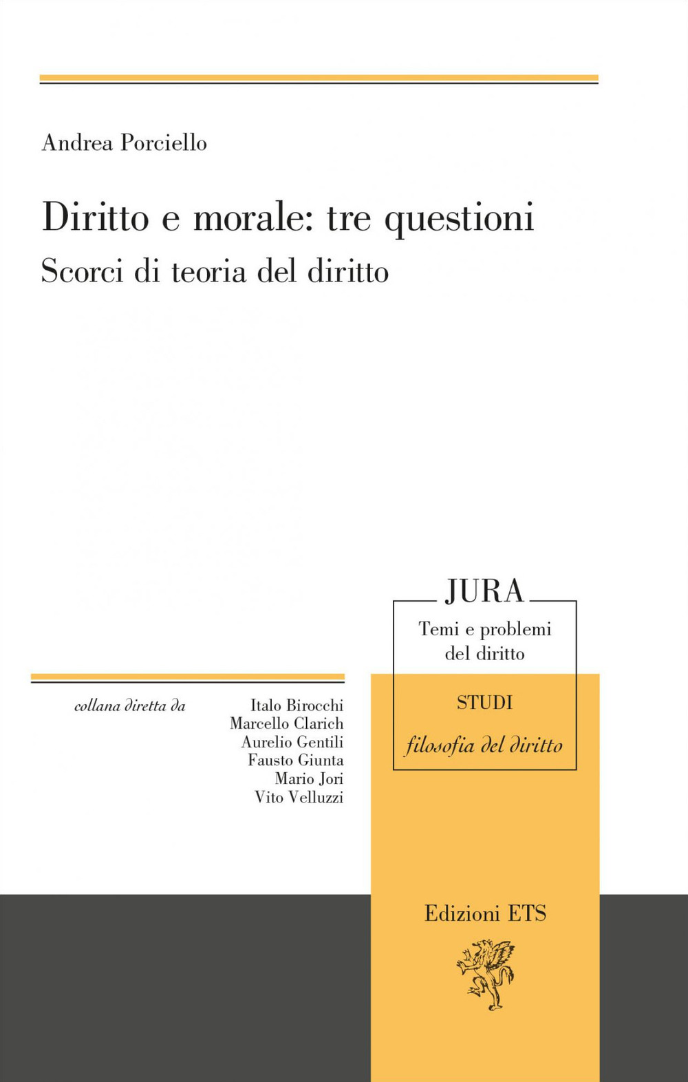 Diritto e morale: tre questioni. Scorci di teoria