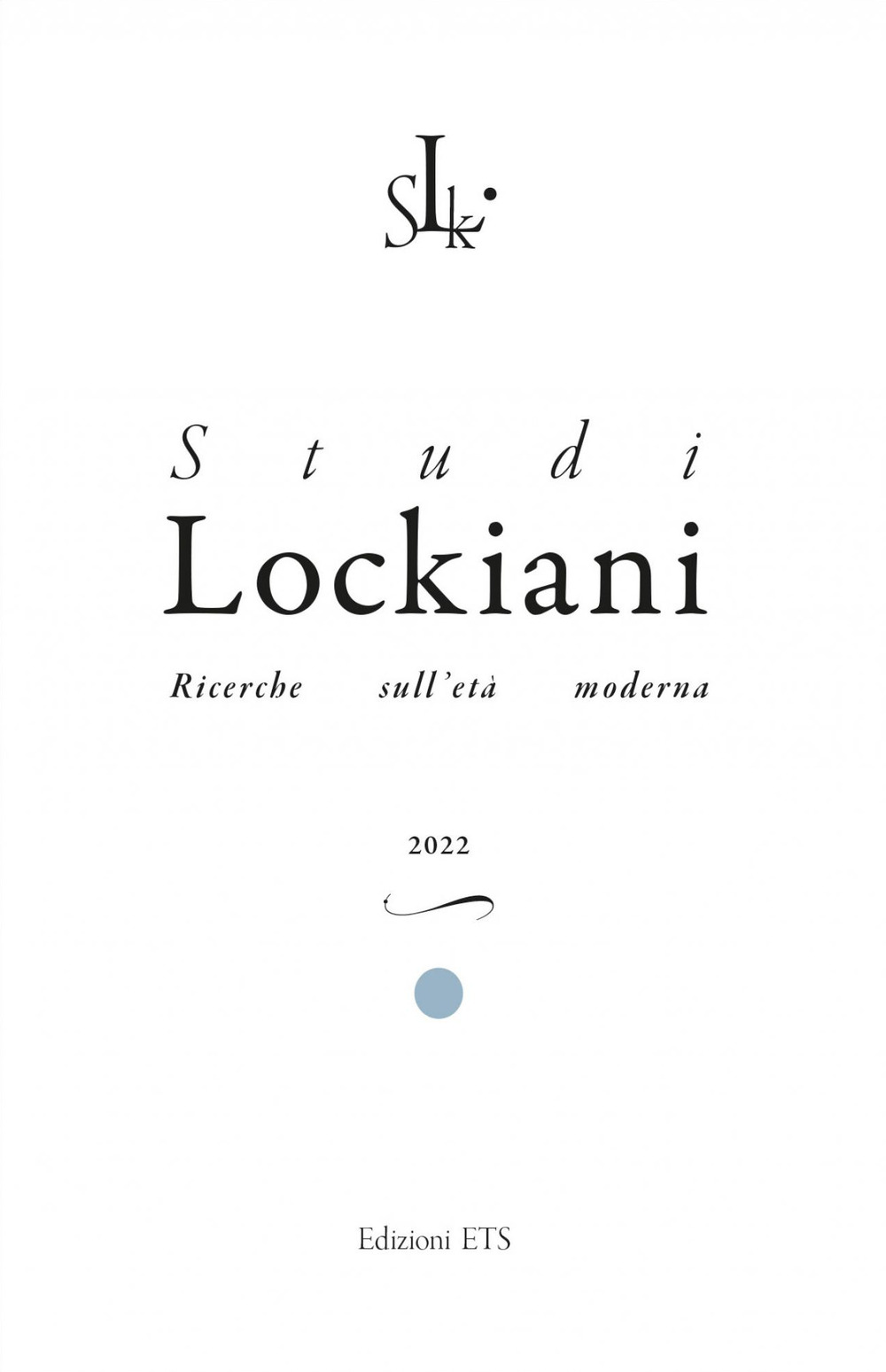 Studi lockiani. Ricerche sull'età moderna (2022). Vol. 3