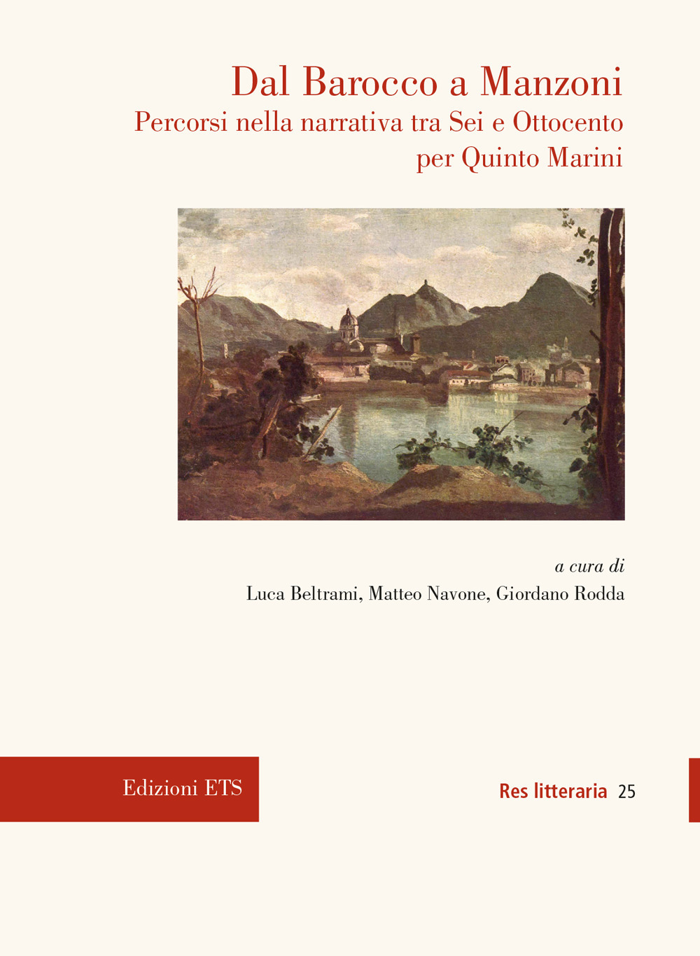 Dal Barocco a Manzoni. Percorsi nella narrativa tra Sei e Ottocento per Quinto Marini