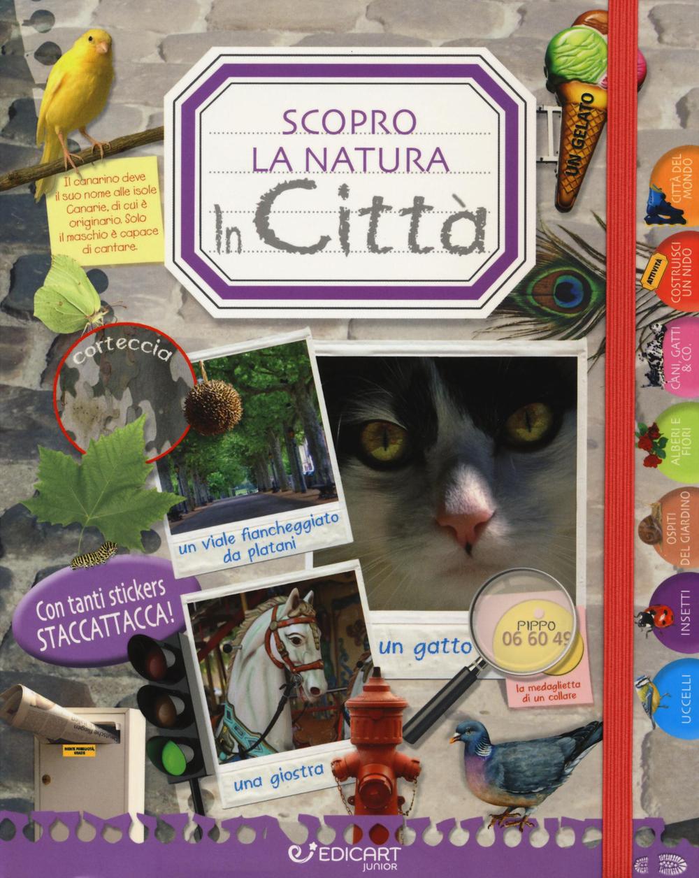 In città. Scopro la natura. Con adesivi. Ediz. illustrata