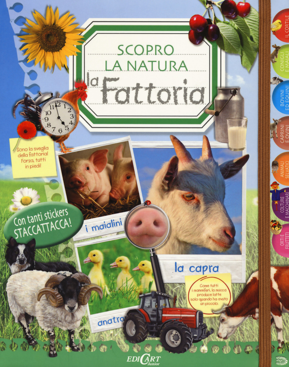 La fattoria. Scopro la natura. Con adesivi