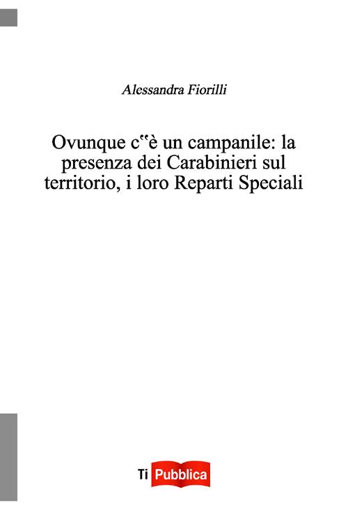 Ovunque c'è un campanile. La presenza dei Carabinieri sul territorio, i loro reparti speciali