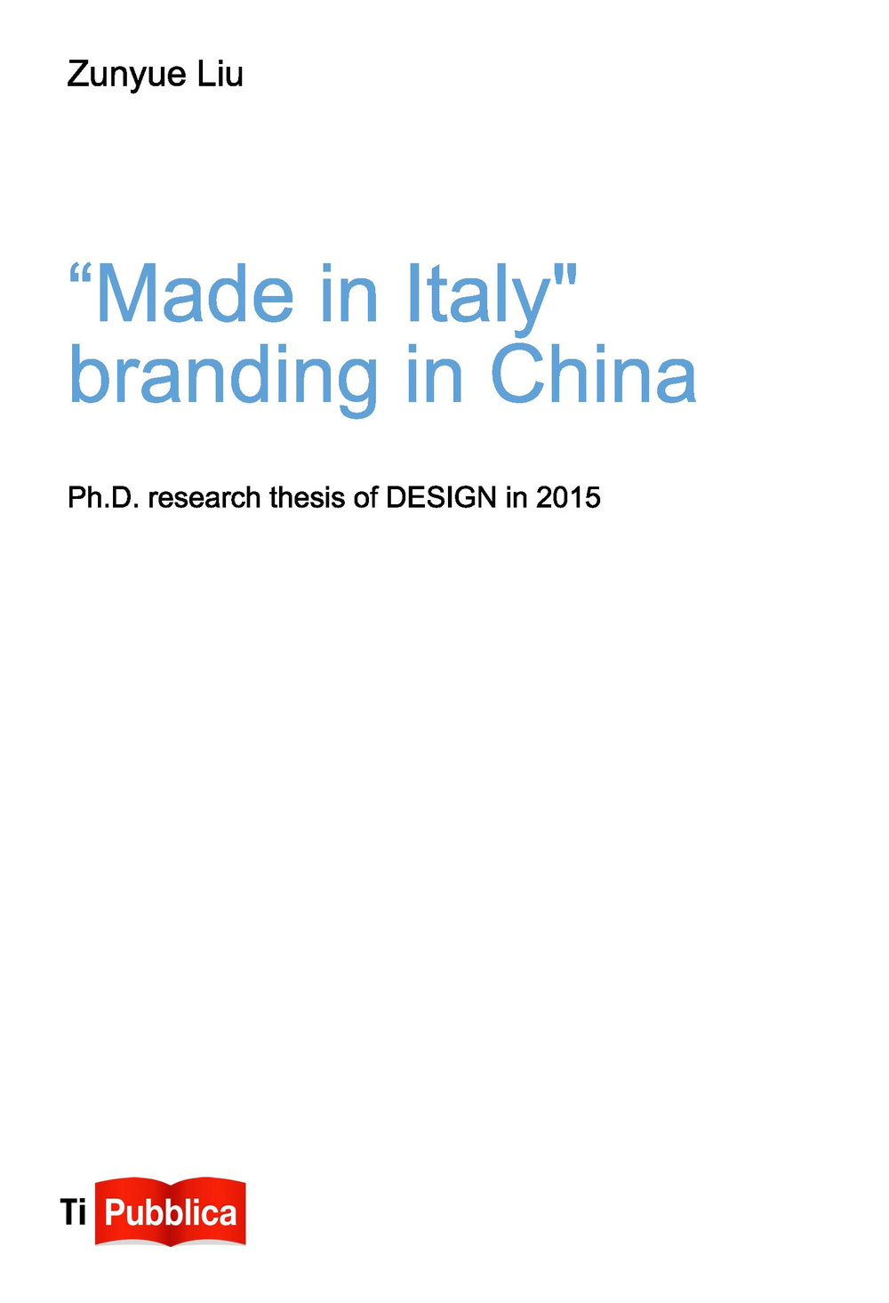 Made in Italy, branding in China