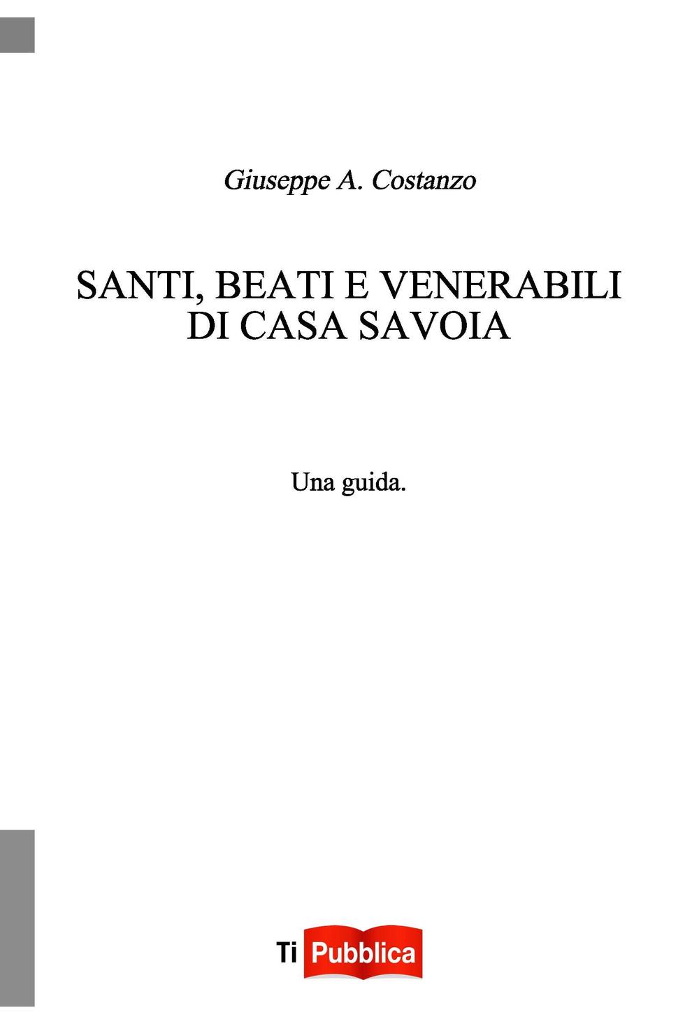 Santi, beati e venerabili di Casa Savoia