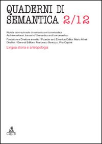 Quaderni di semantica (2012). Vol. 2