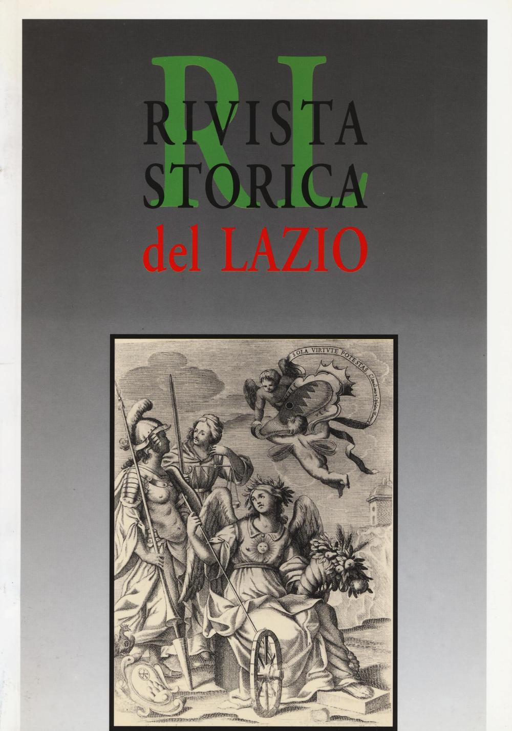 Rivista storica del Lazio. Vol. 19