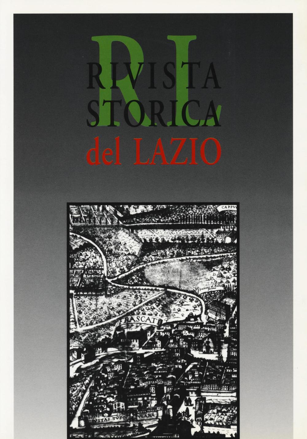 Rivista storica del Lazio. Vol. 20