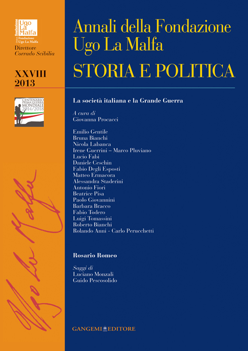 Annali della Fondazione Ugo La Malfa. Storia e politica (2013). Vol. 28