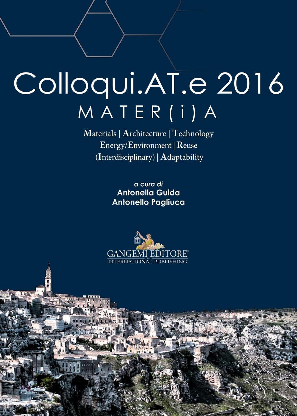 Colloqui.AT.e 2016 Mater(i)a. Ediz. a colori