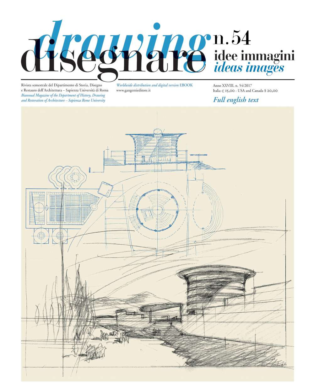 Disegnare. Idee, immagini. Ediz. italiana e inglese (2017). Vol. 54