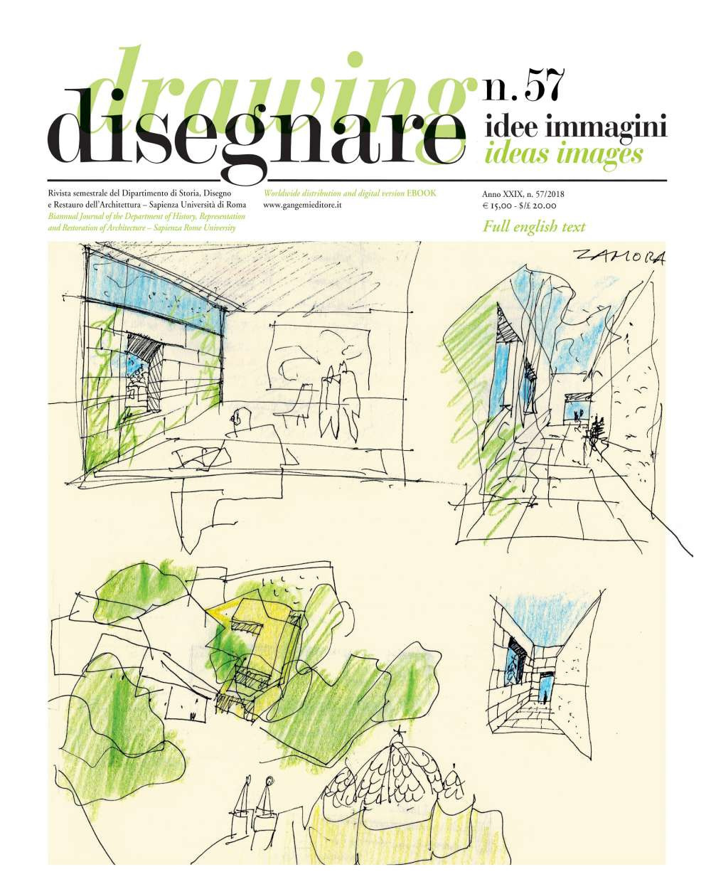 Disegnare. Idee, immagini. Ediz. italiana e inglese (2018). Vol. 57