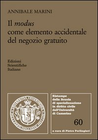 Il modus come elemento accidentale del negozio gratuito