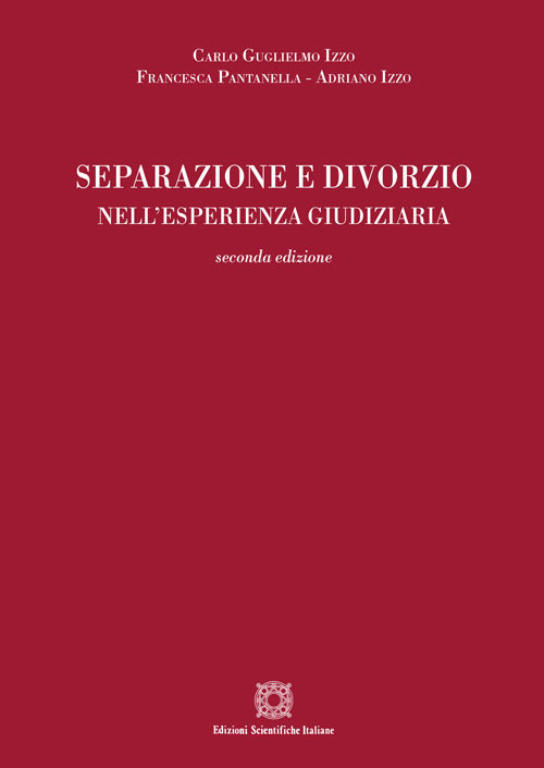 Separazione e divorzio nell'esperienza giuridica