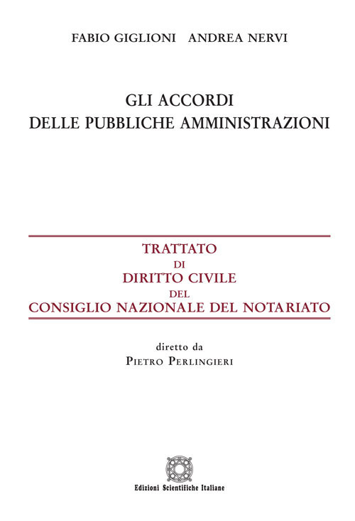 Gli accordi delle pubbliche amministrazioni