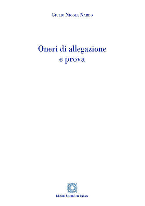 Oneri di allegazione e prova