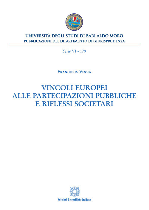 Vincoli europei alle partecipazioni pubbliche e riflessi societari